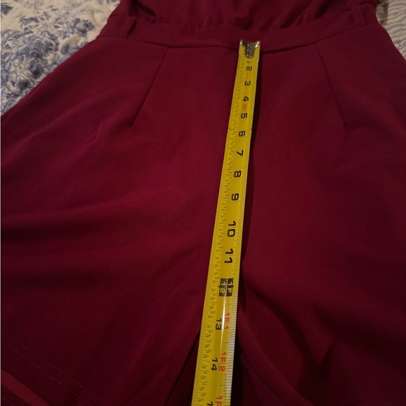 Chic Red Romper - Picture 4 of 6